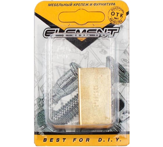 Ответная планка для магнитного останова Element золото 1 шт 115090