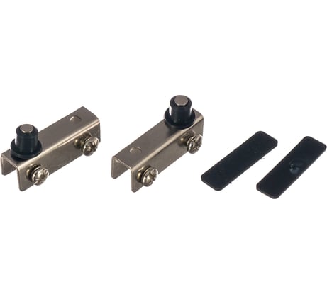 Петли для стеклянных дверей комплект Element хром 1 шт 115050