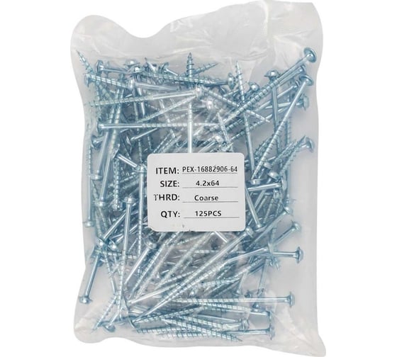 Саморезы Rockforce 4.2x64 мм (125 шт) RF-PEX-16882906-64(58928)