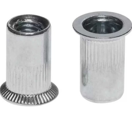 Заклёпка резьбовая с насечкой BEFAST М8x18.5 цинк, потайной борт, 50 шт ZG0818550S