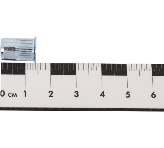 Заклёпка резьбовая с насечкой BEFAST М6x14 цинк, уменьшенный борт, 500 шт ZG614500S