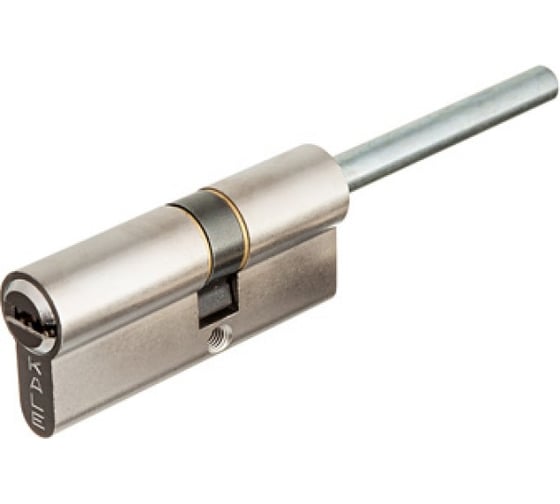 Цилиндровый механизм Kale Kilit 164SX-91-55+10+26S-NI-5KEY-STB со штоком 164SX000041 1