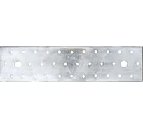 Перфорированная прямая пластина Suki 60x240x2 мм, белый цинк 164940