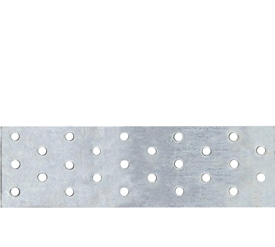 Перфорированная прямая пластина Suki 60x200x2 мм, белый цинк 158160