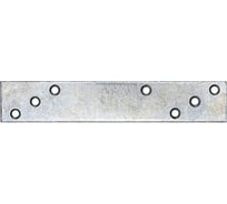 Перфорированная прямая пластина Suki 35x195x4 мм, белый цинк 158150