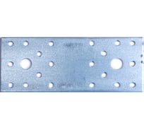 Перфорированная прямая пластина Suki 140x55x3 мм, белый цинк 158180