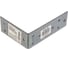 Перфорированная угловая пластина Suki 90x120x40x2.75 мм, белый цинк 158400 2