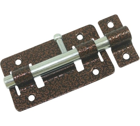 Задвижка дверная Металлист ЗД-01 пол. медь, 20 шт. 0000000000019