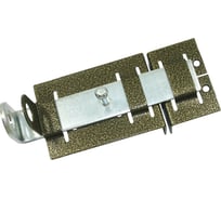 Задвижка дверная Металлист ЗД-04 пол. бронза, 10 шт. 0000000000969