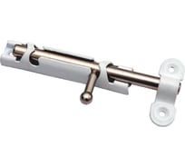 Задвижка накладная Металлист ЗТ1 цельный движок, пол. белый, 150 шт. 0000000000040