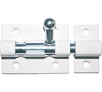 Задвижка накладная Металлист ЗТ7 пол. белый, 200 шт. 0000000000400