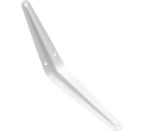 Кронштейн Металлист 350х400 мм, пол. белый, 24 шт. 0000000002048