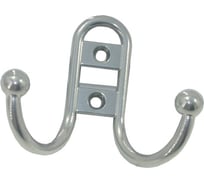 Крючок-вешалка Металлист №13 хром эффект, 100 шт. 0000000000583