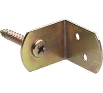 Крепление изгороди L-образное Suki 38x38x30x2,0 мм хром 1 шт 158800