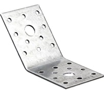 Перфорированная пластина 135 градусов для стропил Suki 70x70x55x2,5мм белый цинк 1 шт 158540