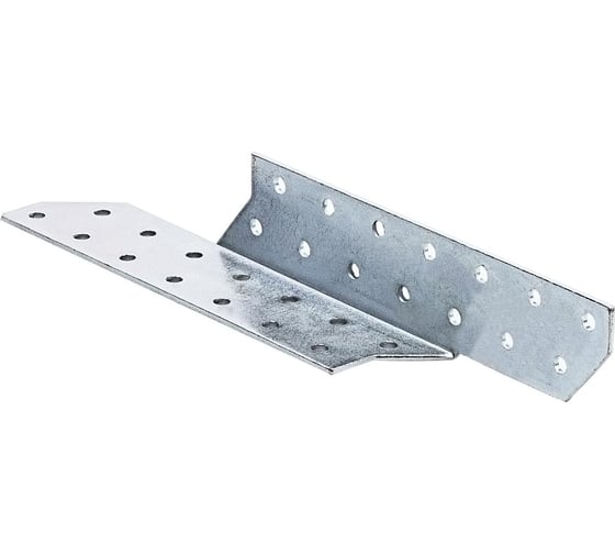 Держатель балки Suki 40x40x210x2,0 мм правый белый цинк 1 шт 158650