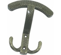 Крючок-вешалка Металлист №28 пол. бронза, 30 шт. 0000000001202