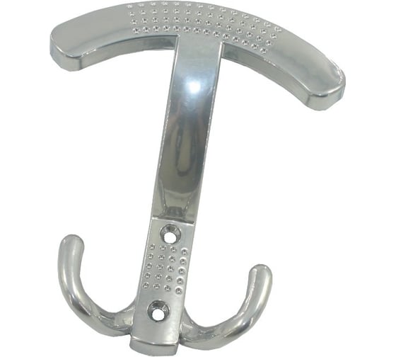 Крючок-вешалка Металлист №28 хром эффект, 30 шт. 0000000001207 1