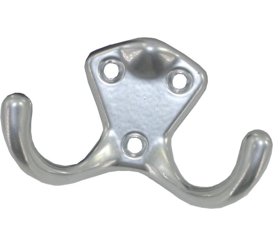 Крючок-вешалка Металлист №44 хром эффект, 50 шт. 0000000001367 1