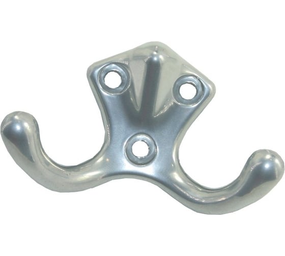 Крючок-вешалка Металлист №45 хром эффект, 50 шт. 0000000001385 1