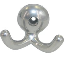 Крючок-вешалка Металлист №33 хром эффект, 100 шт. 0000000001213