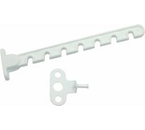 Ограничитель открывания окна Металлист L-165 мм, белый, пластмасса, 50 шт. 0000000001141