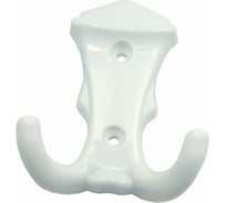 Крючок-вешалка Металлист №76 пластмасса белая, 100 шт. 0000000001544