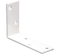 Крепежный уголок Suki 75x100x30x3,0 мм белый 1 шт 159230
