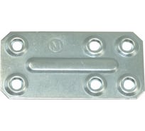 Пластина крепёжная Металлист ПК- 35х70х0,8 мм, цинк, 300 шт. 0000000001560