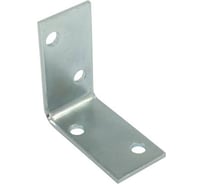 Уголок крепёжный Металлист 40х40х20 мм, цинк, 200 шт. 0000000001888