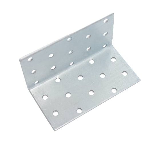 Уголок крепёжный Металлист 120х120х60 мм, цинк, 40 шт. 0000000000483 1