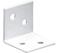 Крепежный широкий уголок Suki 30x30x30x2,0мм белый 1 шт 159310