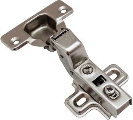 Петля мебельная вкладная Trodos CLIP-ON с доводчиком 92гр, 2шт 314009-3