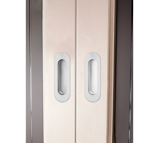 Ручка-купе мебельная Trodos ZY-83 64мм сплав ЦАМ, хром матовый 303062