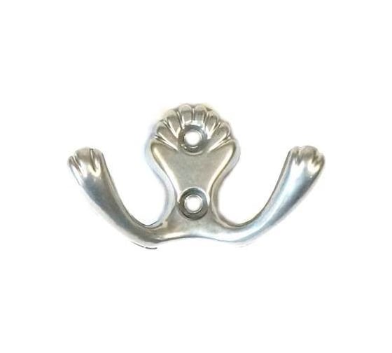 Крючок-вешалка Металлист №23 хром эффект, 100 шт. 0000000000263 1