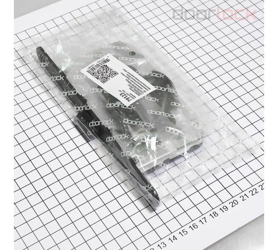 Корпус замка Doorlock V 432/WC/50/96/18/Black, черный, WC, бэксет 50 мм, межосевое расстояние 96 мм, фронтальная планка шириной 18 мм, шток 6x6мм 79123