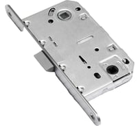 Корпус замка Doorlock V 432/WC/50/96/18/SCr, матовый хром, WC, бэксет 50 мм, межосевое расстояние 96 мм, фронтальная планка шириной 18 мм 79121