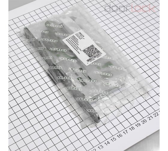 Корпус замка Doorlock V 432/WC/50/96/18/SCr, матовый хром, WC, бэксет 50 мм, межосевое расстояние 96 мм, фронтальная планка шириной 18 мм 79121