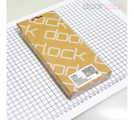Корпус замка с магнитной защелкой Doorlock DL451M/С/50/85/18/SCr, матовый хром, под цилиндр, бэксет 50 мм, межосевое расстояние 85 мм 75290