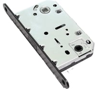 Корпус замка с магнитной защелкой Doorlock DL452M/WC/50/96/18/Black, черный, WC, бэксет 50 мм, межосевое расстояние 96 мм 75293