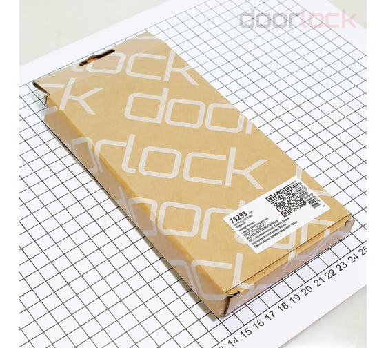 Корпус замка с магнитной защелкой Doorlock DL452M/WC/50/96/18/Black, черный, WC, бэксет 50 мм, межосевое расстояние 96 мм 75293