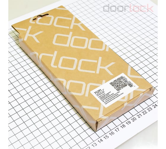 Корпус замка с магнитной защелкой Doorlock DL452M/WC/50/96/18/SCr, матовый хром, WC, бэксет 50 мм, межосевое расстояние 96 мм 75291