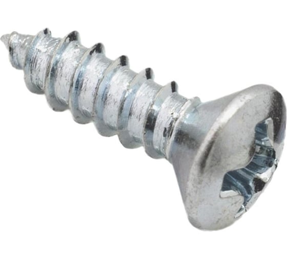 Саморезы c полупотайной головкой Element 3,5x16 белый цинк 15 шт 011040