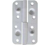 Петля Левша ПН1-130 накладная, противосъемная, белая, левая У1-7739.Бл