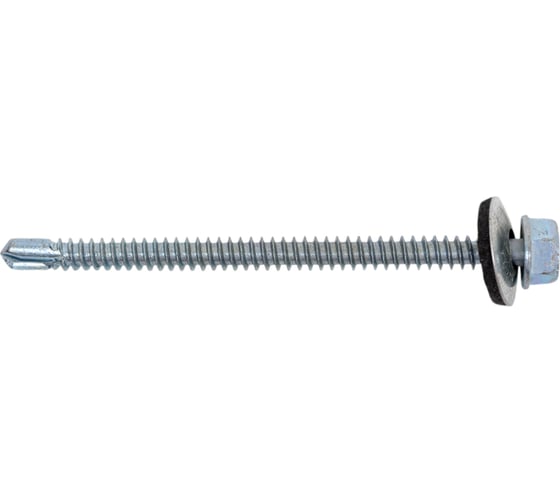 Саморез для крепления кровли STEELREX сверло, цинк 6.3x90, 70 шт. 0119063090B100007008 1