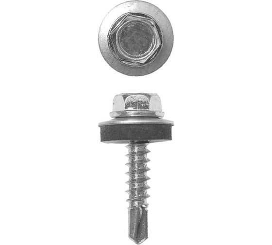 Саморез для крепления кровли STEELREX сверло, цинк 6.3x100, 50 шт. 0119063100B100005008 1