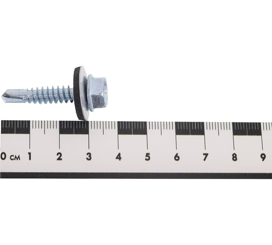 Саморез для крепления кровли STEELREX сверло, цинк 6.3x32, 200 шт. 0119063032B100020008