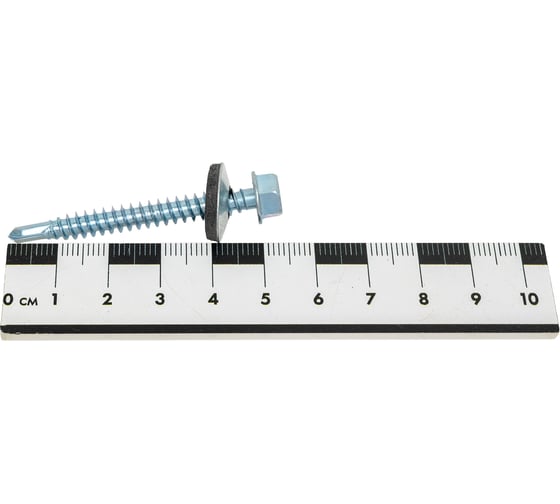 Саморез для крепления кровли STEELREX сверло, цинк 5.5x51, 200 шт. 0119055051B100020008