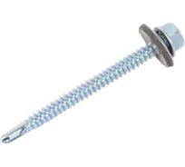 Саморез для крепления кровли STEELREX сверло, цинк 6.3x70, 100 шт. 0119063070B100010008