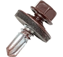 Саморез для крепления кровли STEELREX RAL8017 5.5x19, 70 шт. 0140055019B4000070328017